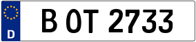 Truck License Plate